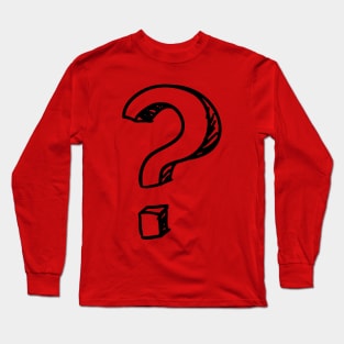 A question mark Long Sleeve T-Shirt